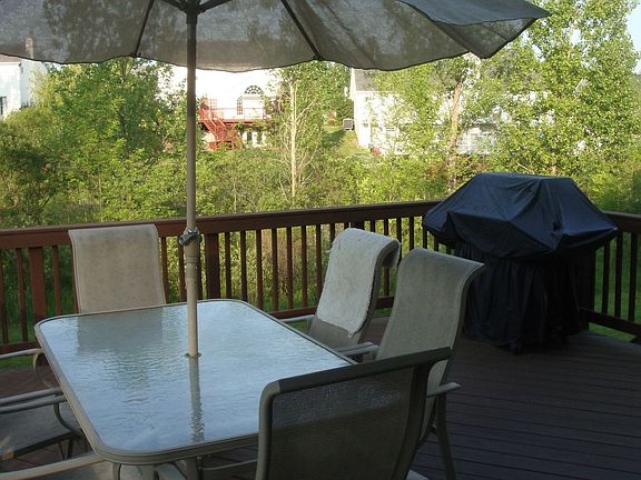 View onto deck from kitchen