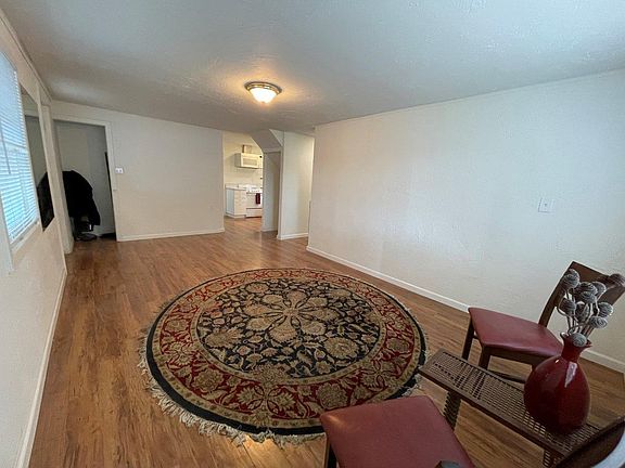 Living room looking toward kitchen