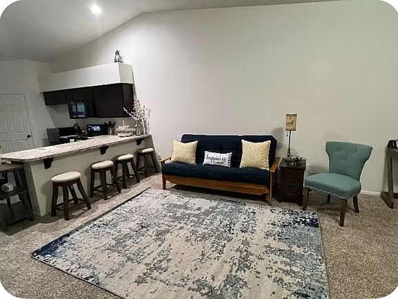 Open concept with large living room area