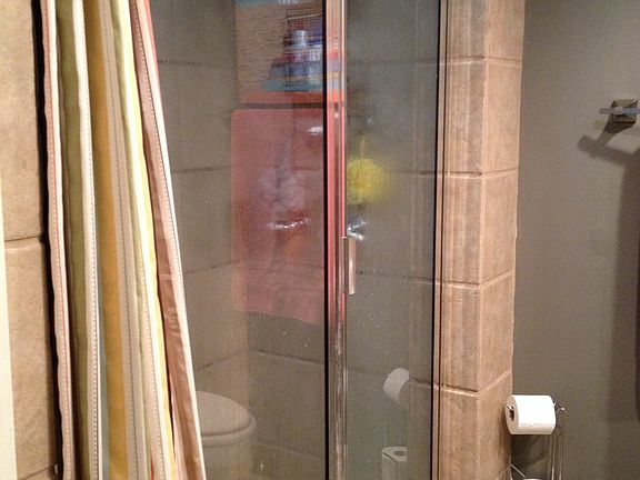 Large walk in shower
