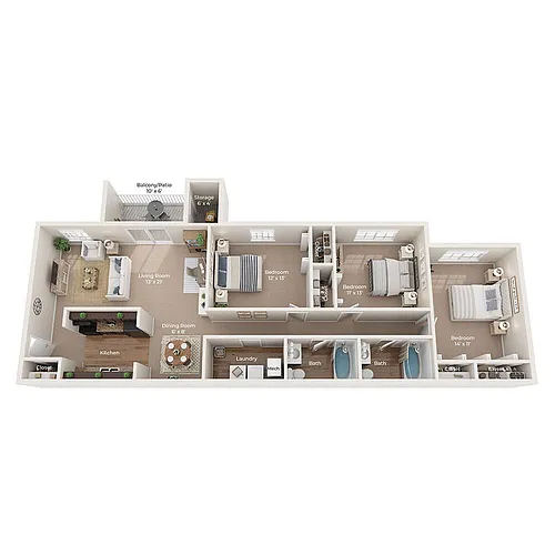 Floor plan D2c - Magnolia