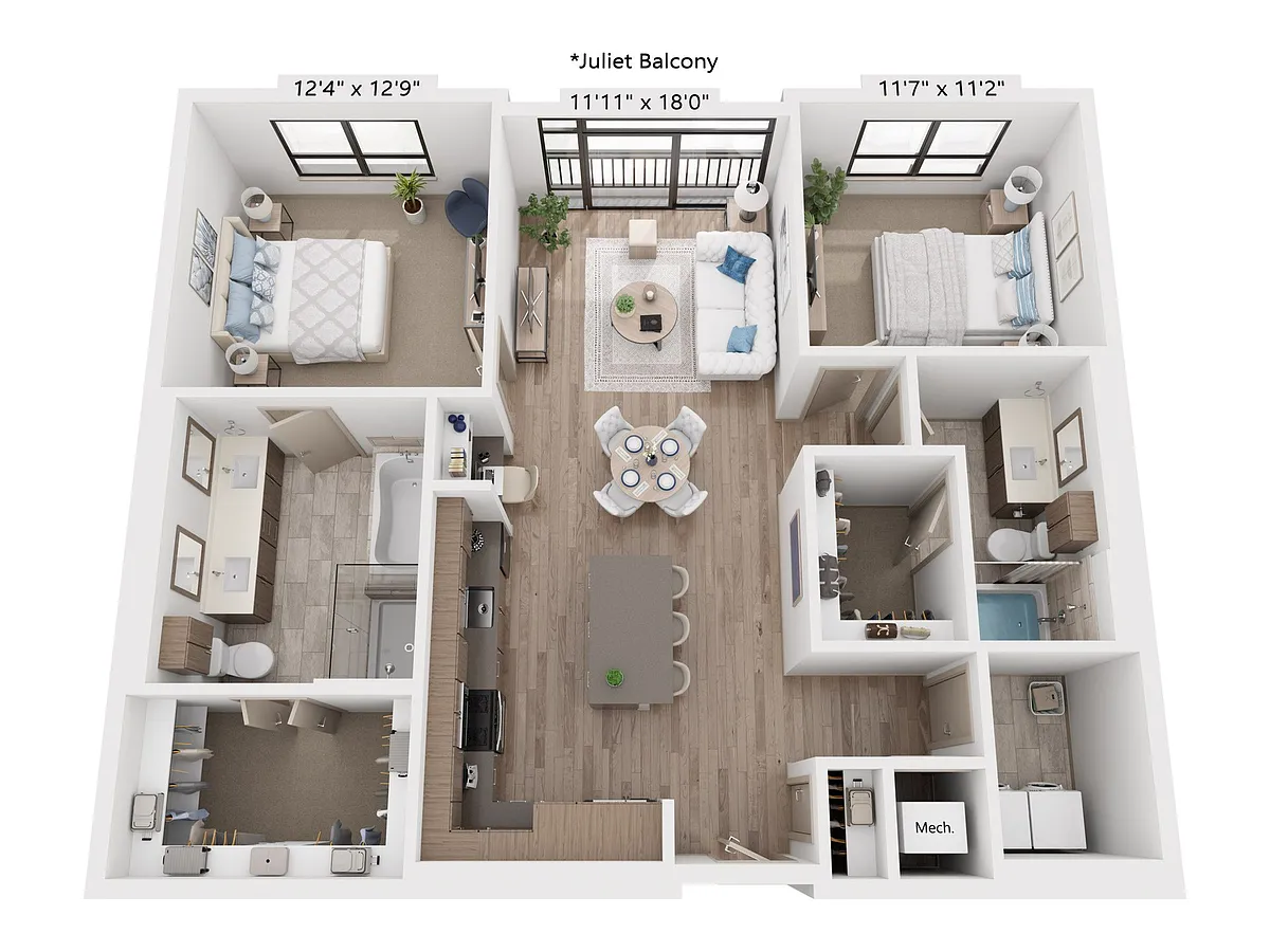 Floor plan B3