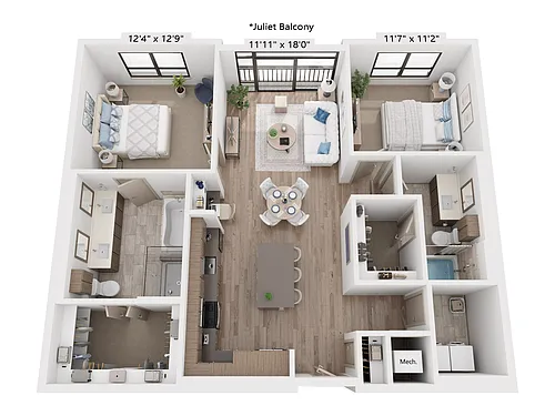 Floor plan B3
