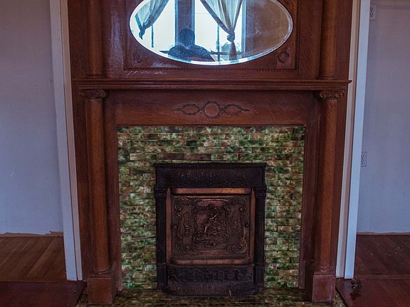 Bedroom 1 fireplace
