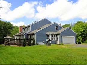 Custom home with extensive decks!