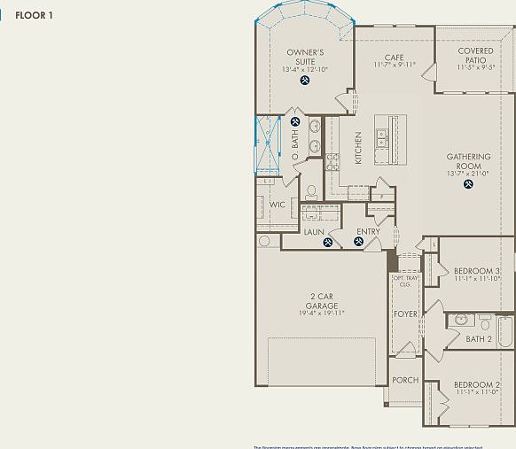Dayton Floor Plan, Quick Move-in Home, Floor 1