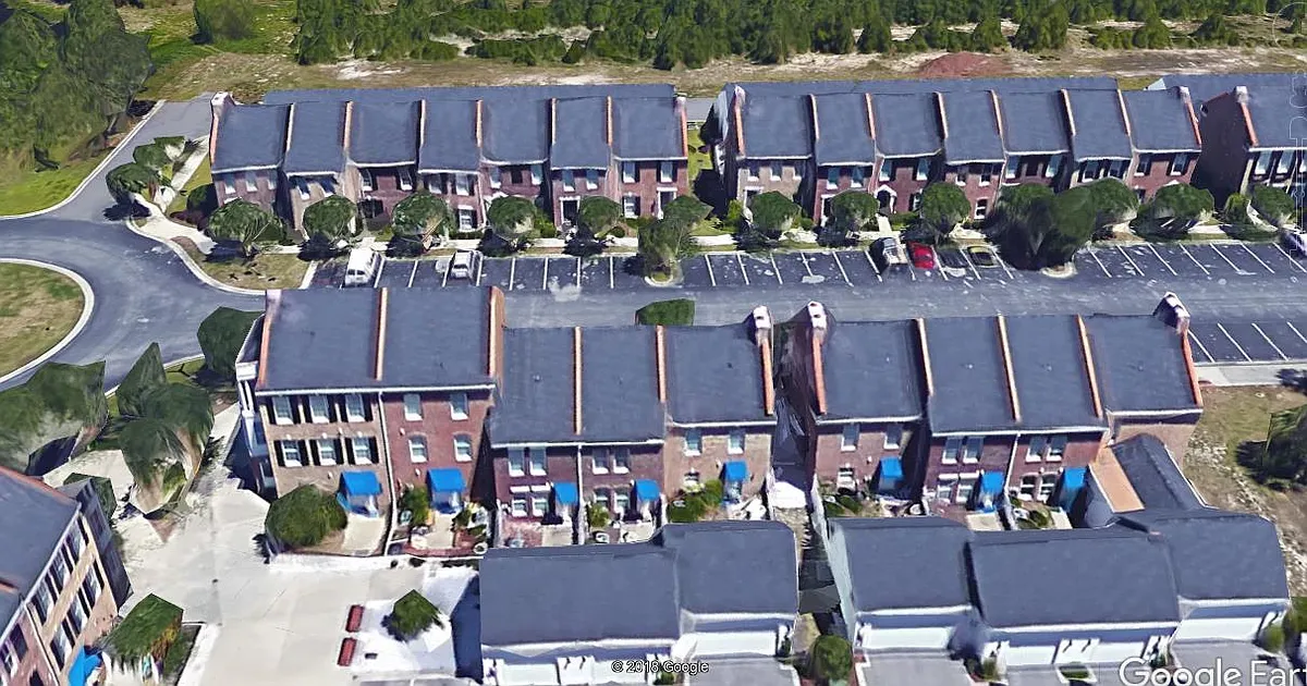 Aerial View 
middle row on left
View of townhome and parking spaces - 7645-4 High Market St