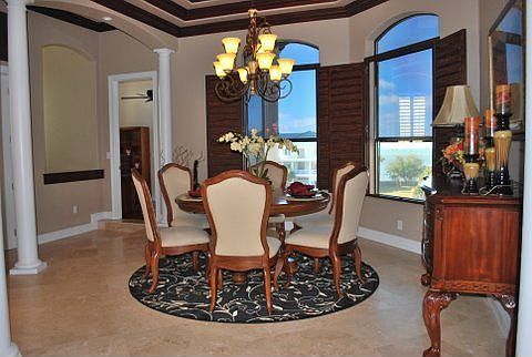 Dining Area has Gulf Views