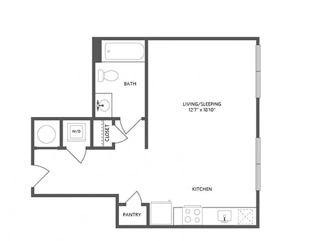 Floor plan S07 - Studio