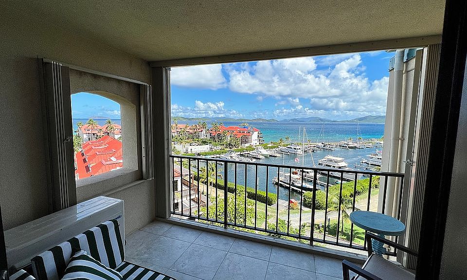 Two sea view balconies