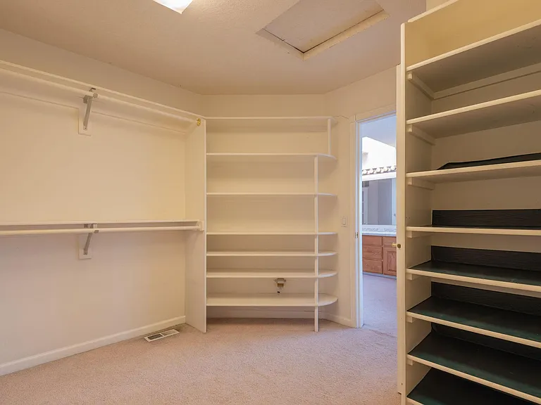 large closet - master bedroom