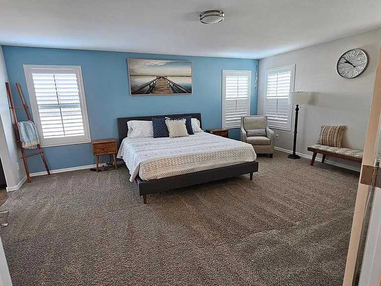 Primary Bedroom, King bed