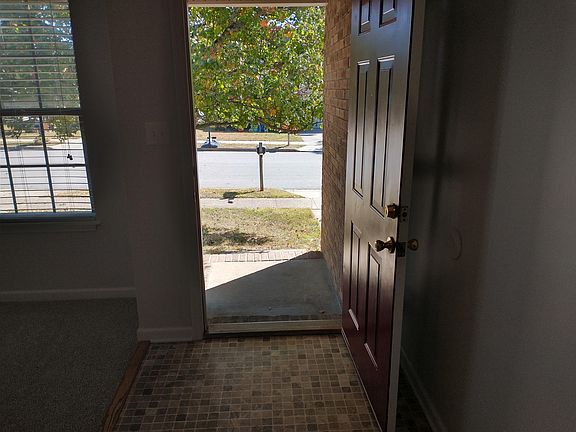 Living room and front door
