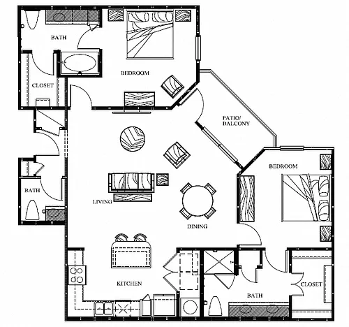 Floor plan B3