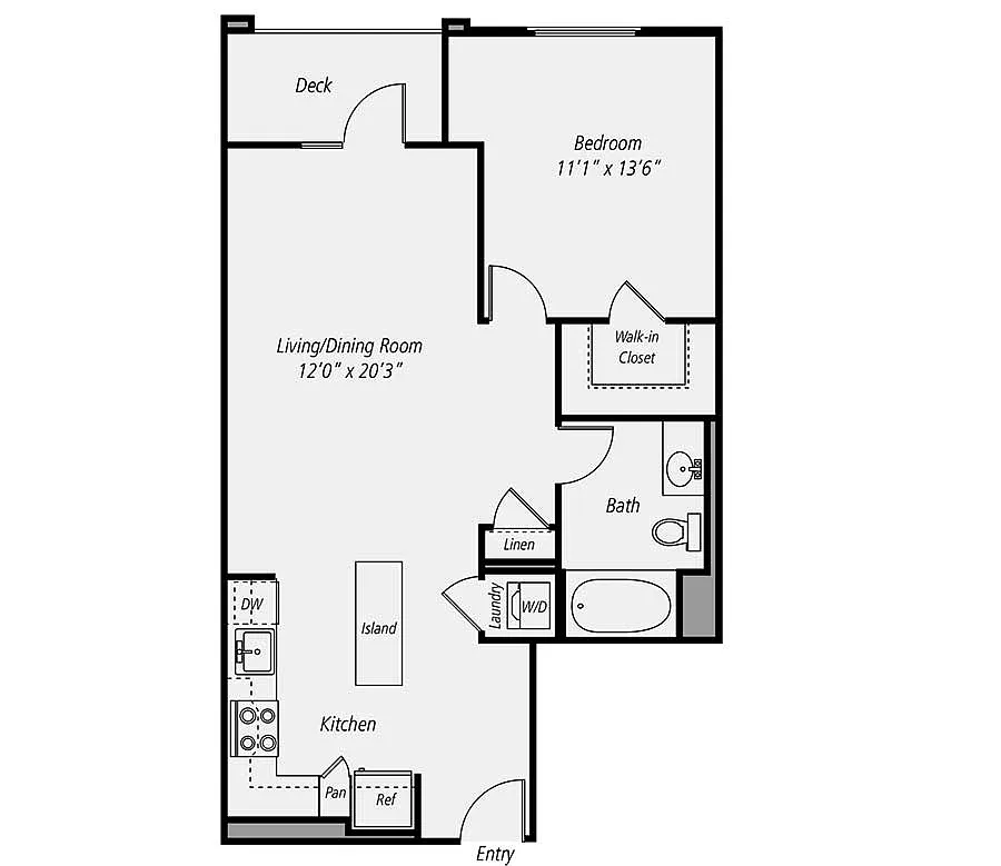 Floor plan A01-613