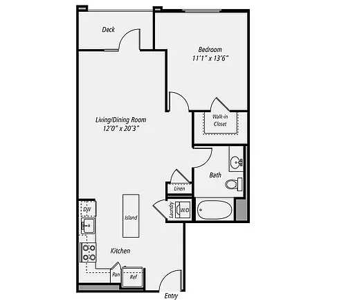 Floor plan A01-613
