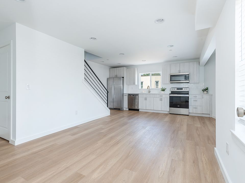 view from front door of kitchen dining area