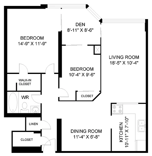 Floor plan 1105