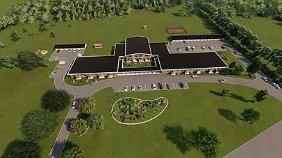 Floor plan 4641 Kasson Road - 13-One Bed ADA, Backyard View