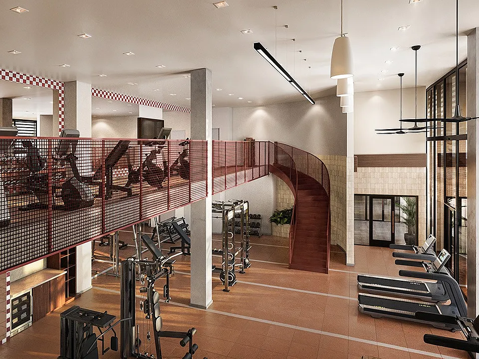 Athletic Club Upper Level - The Daphne