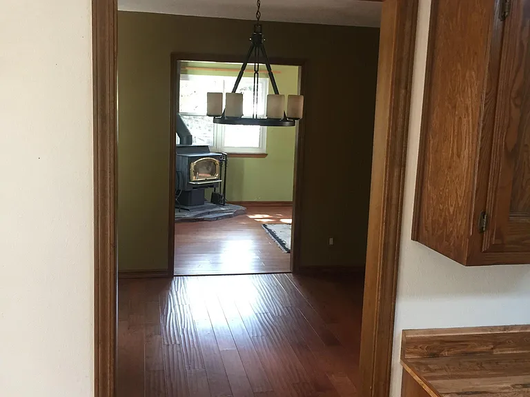 view from Kitchen to dinningroom and Livingroom #1
