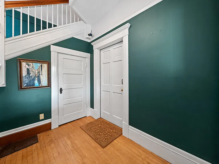 First floor entry