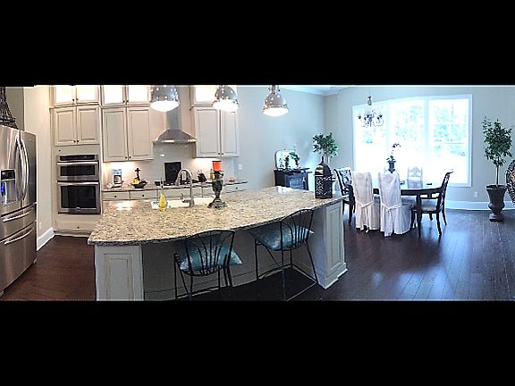 Kitchen and dining area