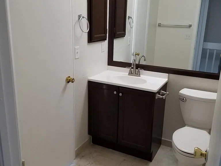 Master Bathroom - Sink and Mirror - Upstairs