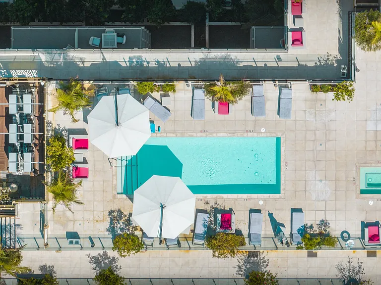 Maia Avira at Glendale Aerial View of Pool