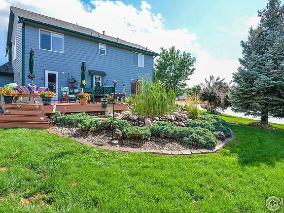 Back Yard with beautiful landscaping