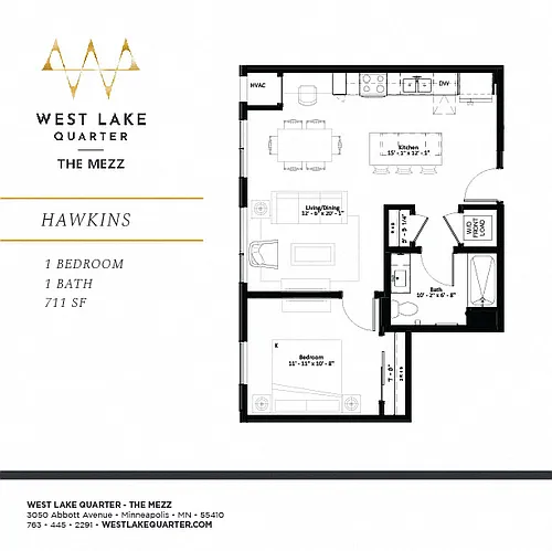 Floor plan Hawkins