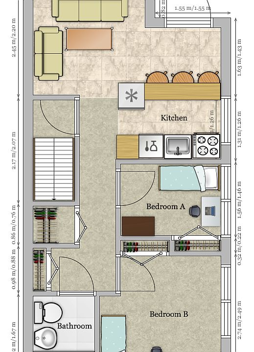 Right Side 2nd Floor