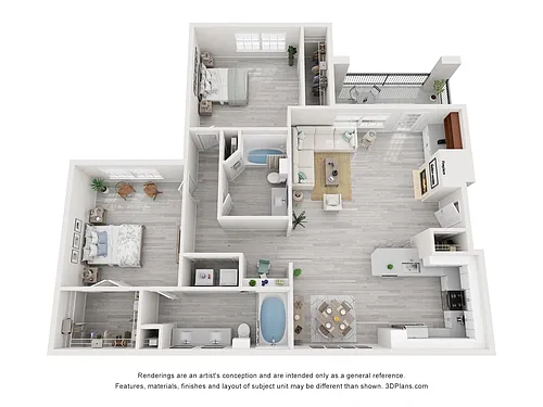 Floor plan Saddle Creek - B2 - Triple Crown