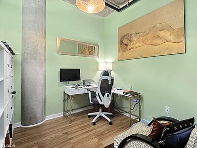 Den at front (not green now)