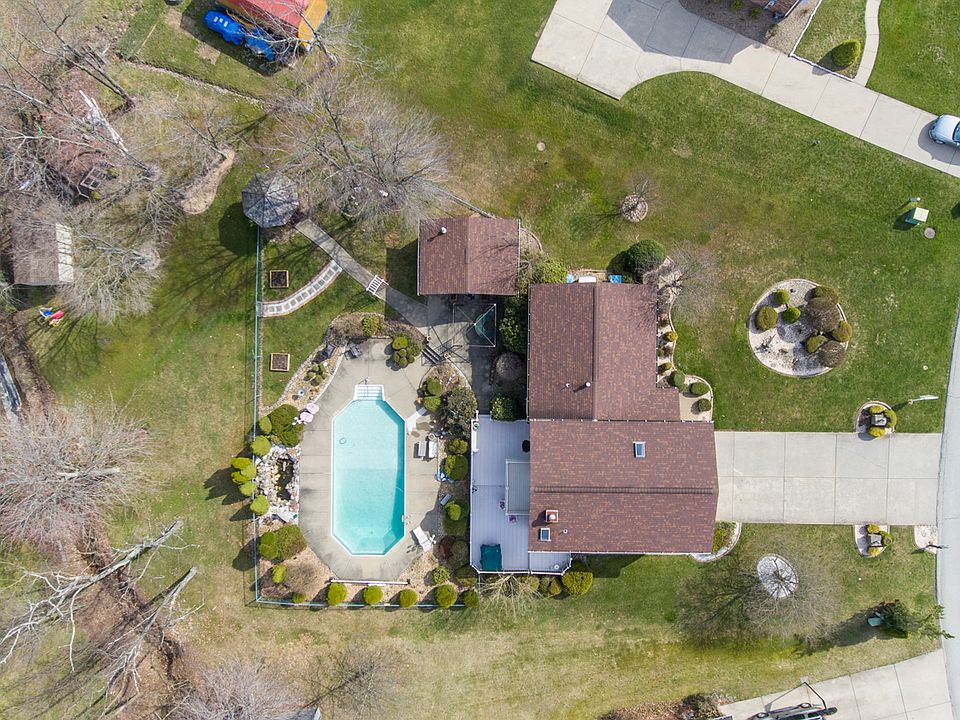 Aerial view of all property