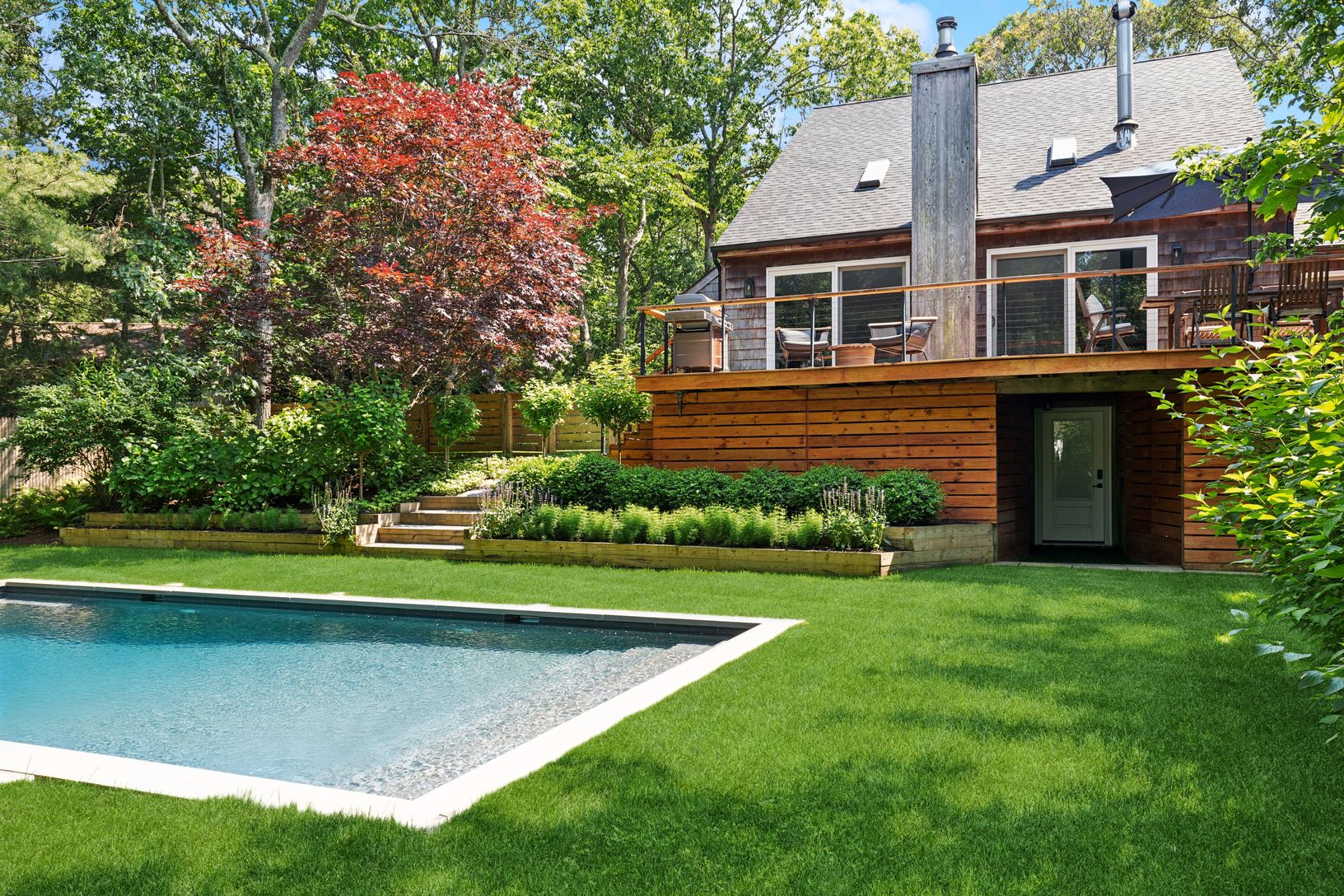 Meticulously landscaped