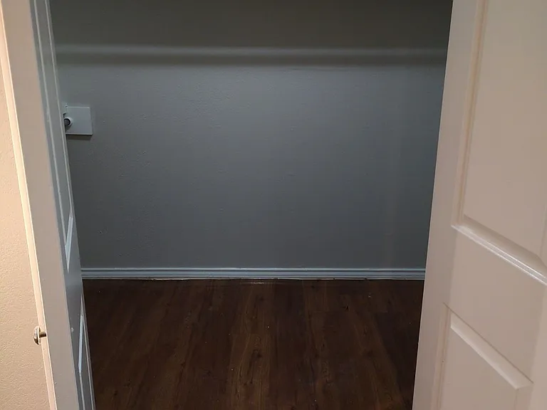 walk in closet plenty of space for shoes and more shoes