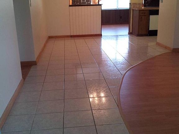 Entry, Living room to right, dining room and then family roo