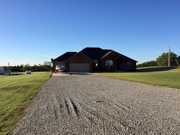 Extra long gravel driveway