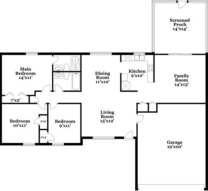 3 bed, 2.0 bath, 1258 sqft, $2,125 — Photo 2