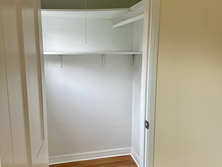 Closet with shelving