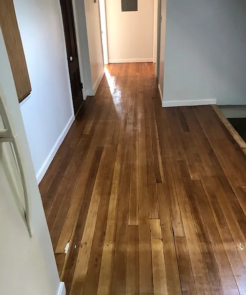 Beautiful Hardwood Flooring In Hallway Area