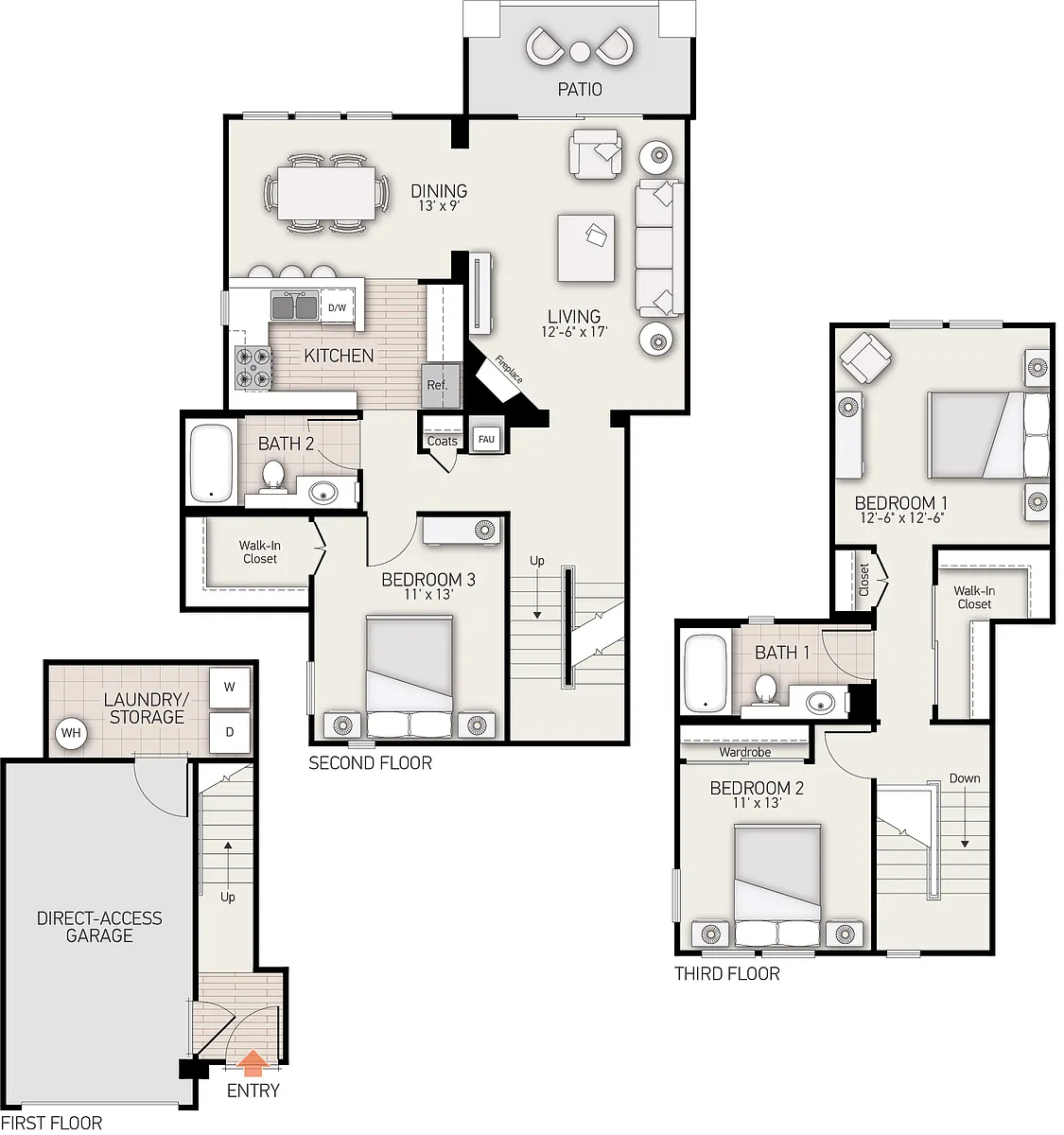 Floor plan Plan K