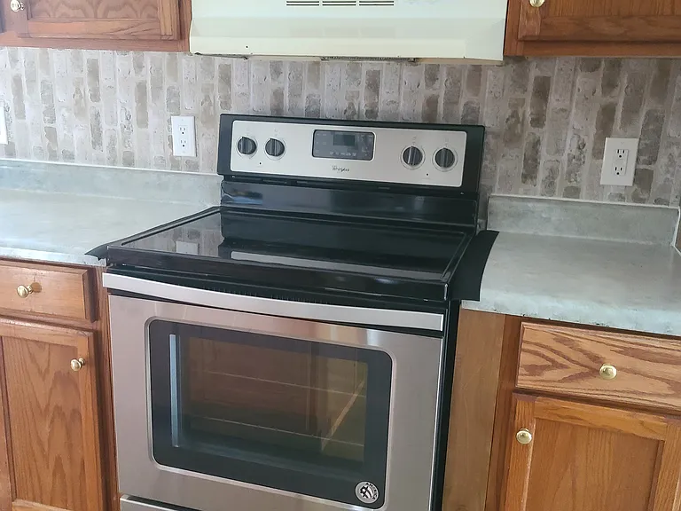 Smooth top stove