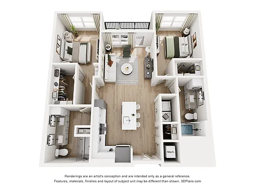 Floor plan B1H
