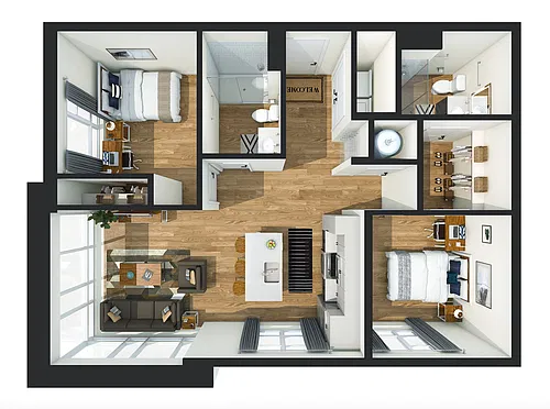 Floor plan B3