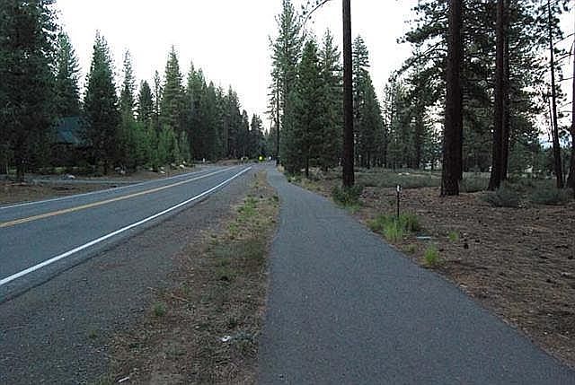 Street view with trail
