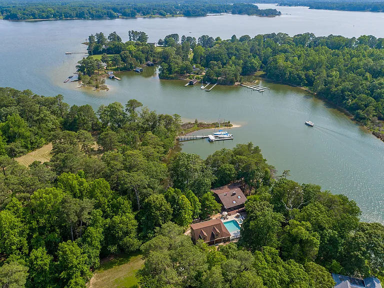 Overhead from 500 feet showing Piankatank River.