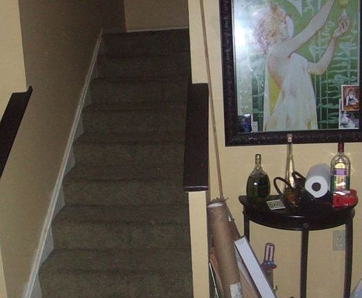 first flight of stairs