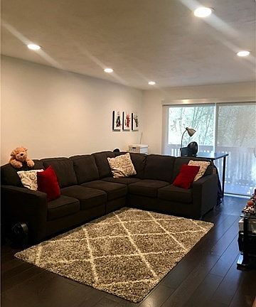 Living room view while occupied